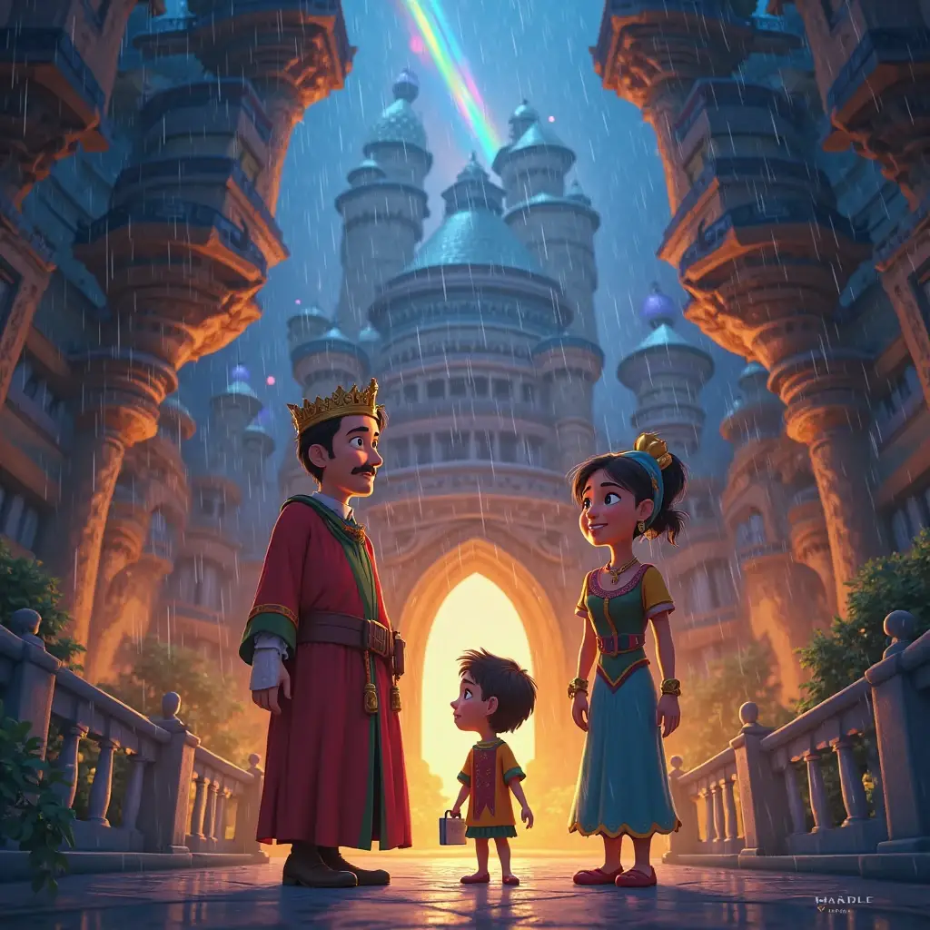 el castillo de anuar bajo la lluvia de la amistad (1)