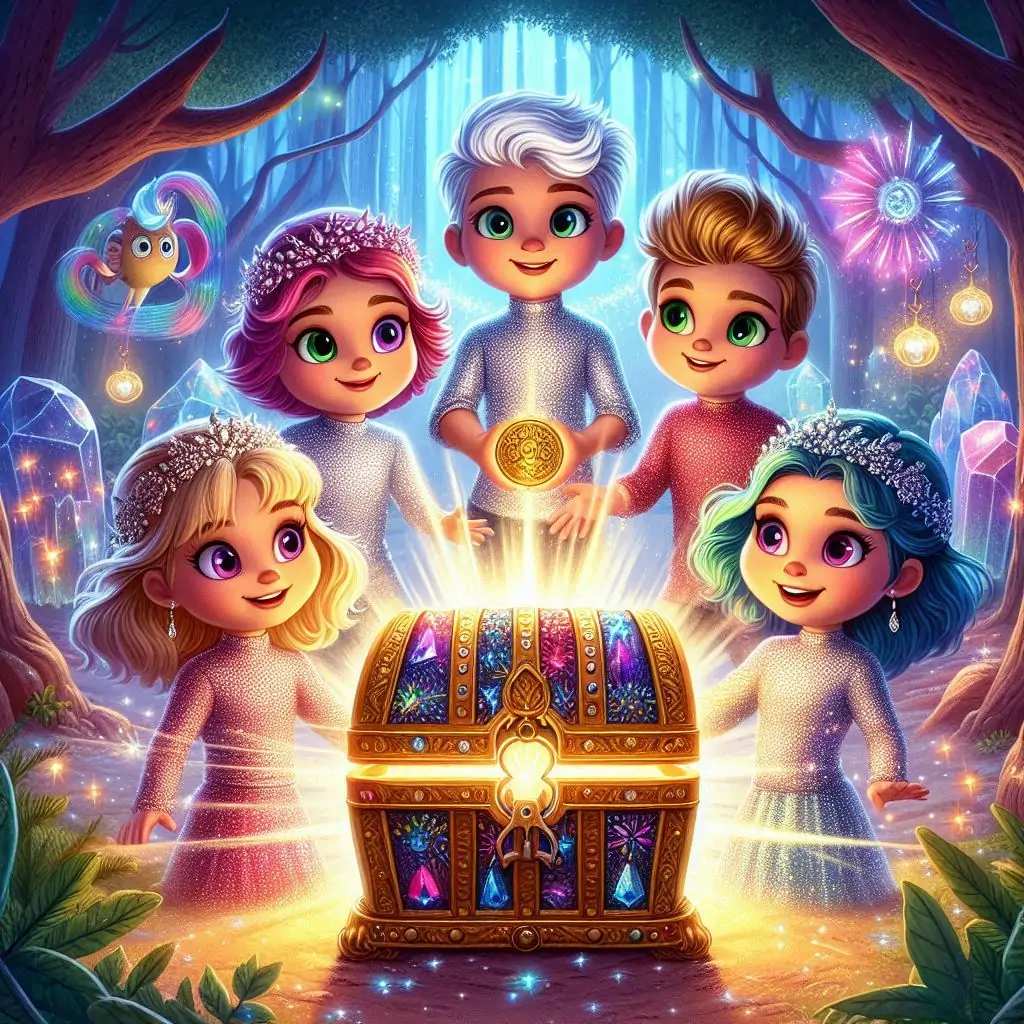 el cofre magico y la amistad arcoiris