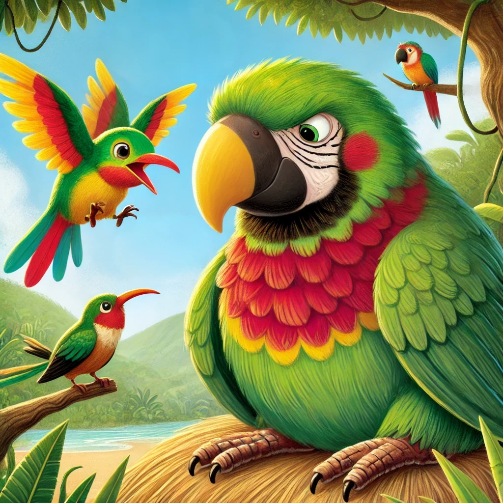 el colibri y el loro rundo