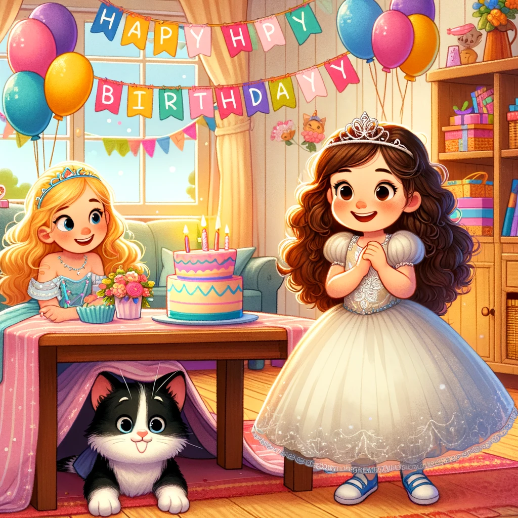 el cumpleanos de sara y el gatito rony