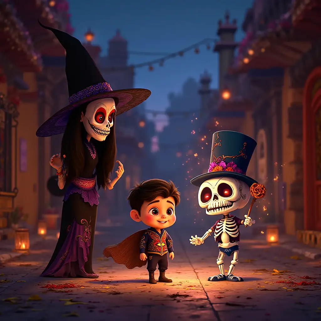 el dia de los muertos una noche de magia y triunfo contra las sombras (1)