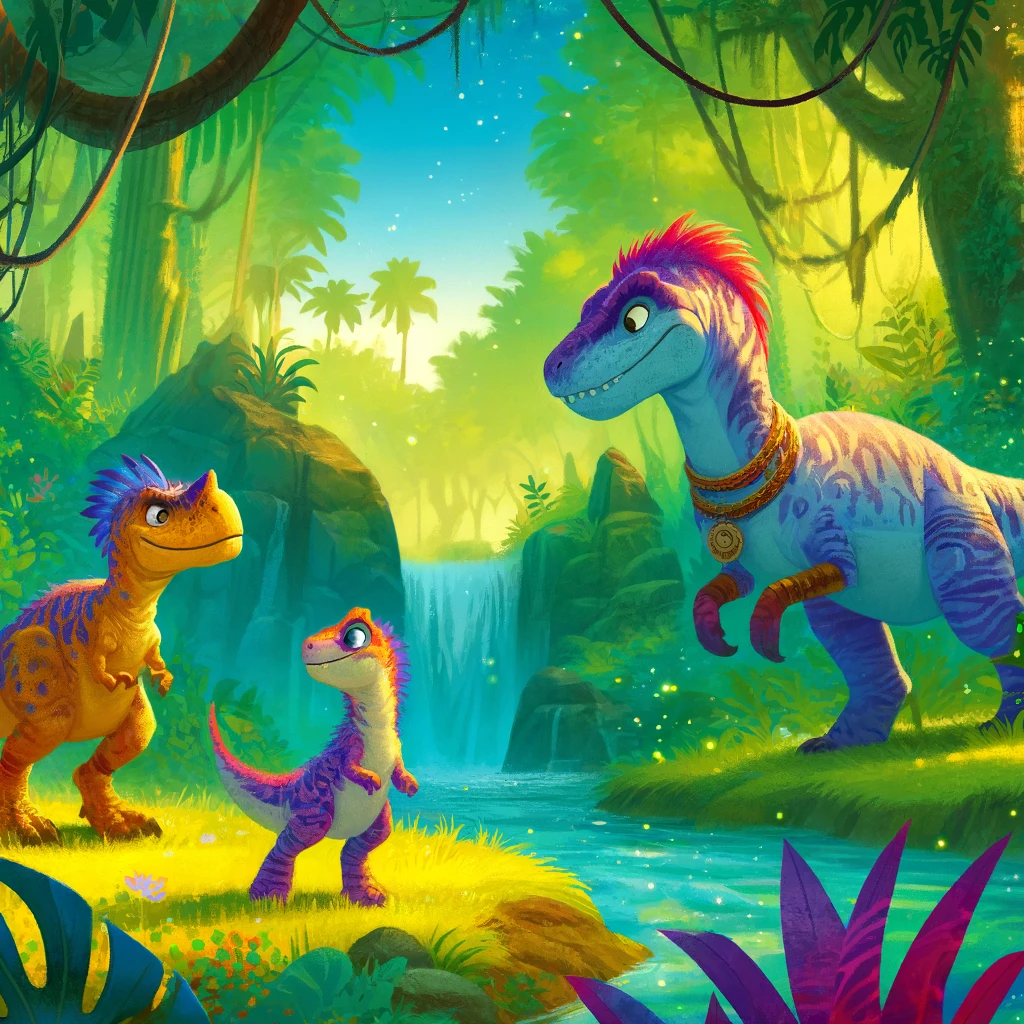 el dinosaurio desordenado