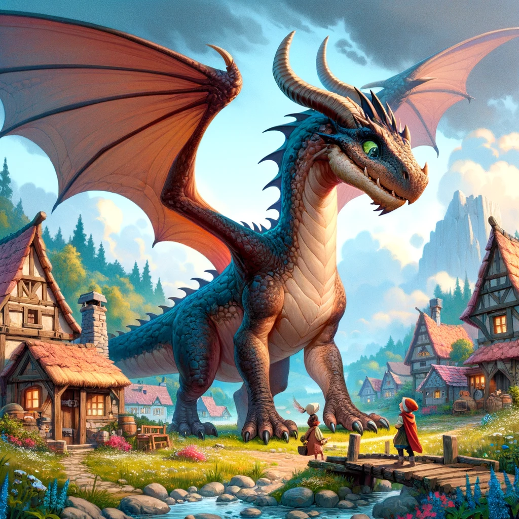 el dragon sparky y el corazon de la aldea
