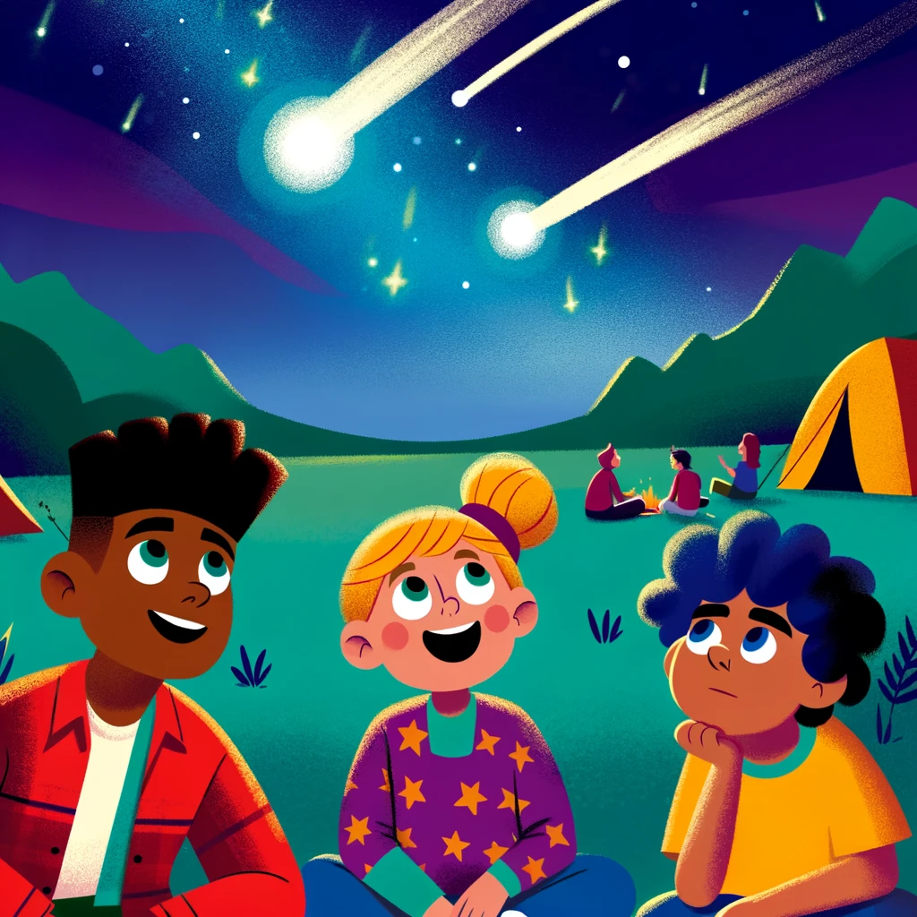 el encanto de las estrellas fugaces