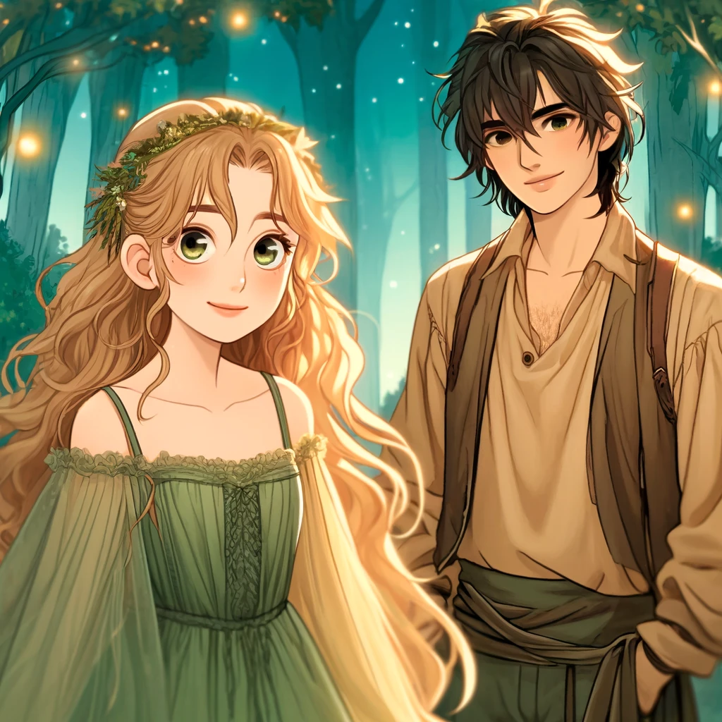 el encanto del bosque y el amor inesperado