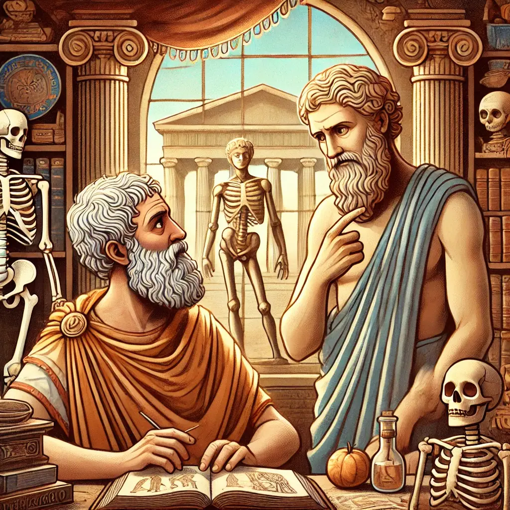 el estagirita y el misterio de la anatomia antigua