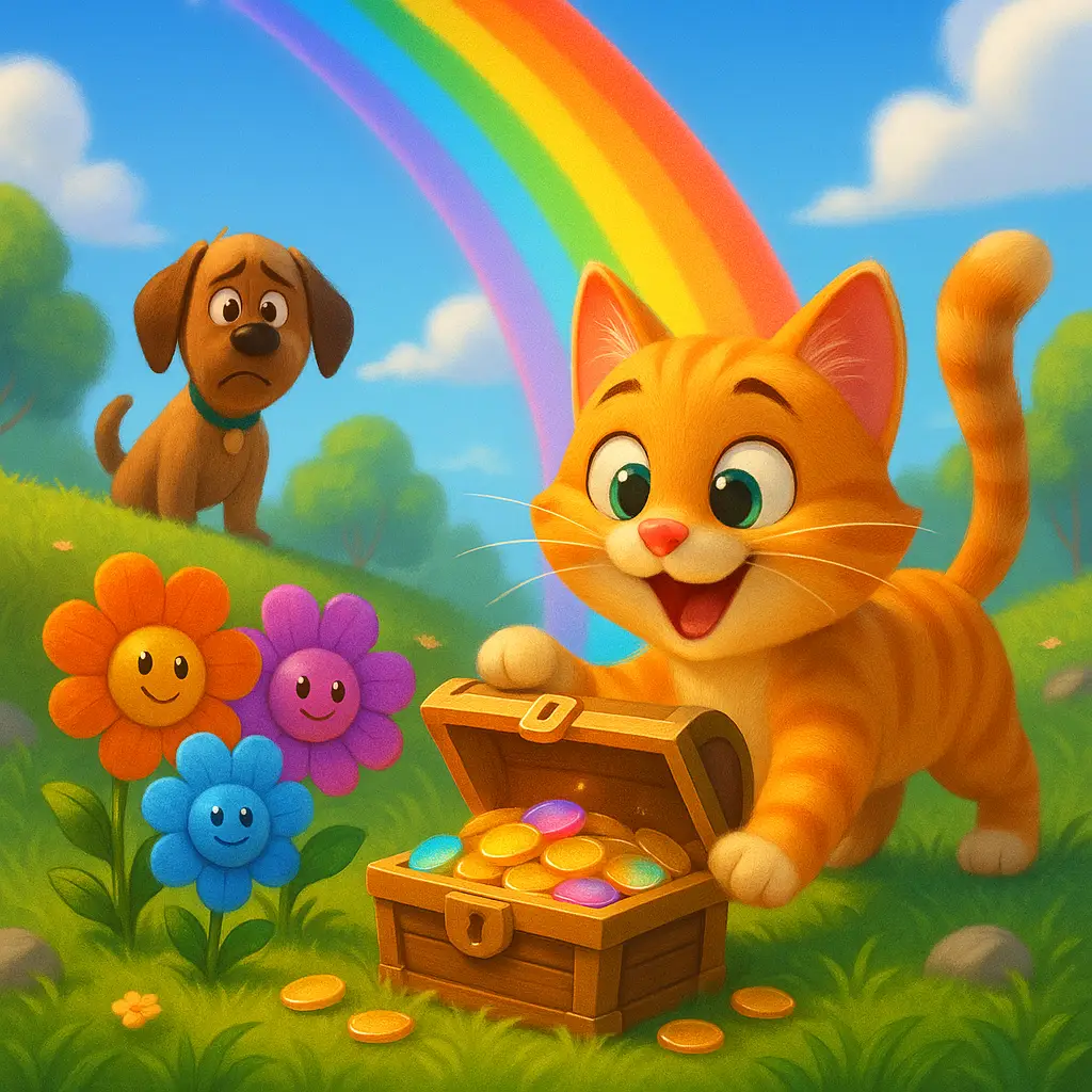 el gato y el arcoiris de la amistad un tesoro compartido