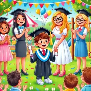 el gran dia de la graduacion en preescolar
