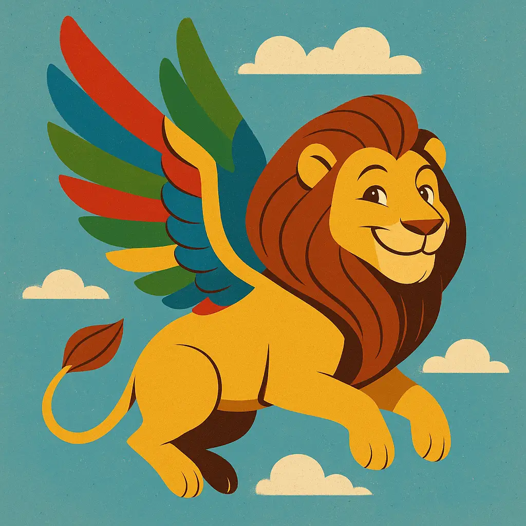 el leon alado de los deseos infantiles