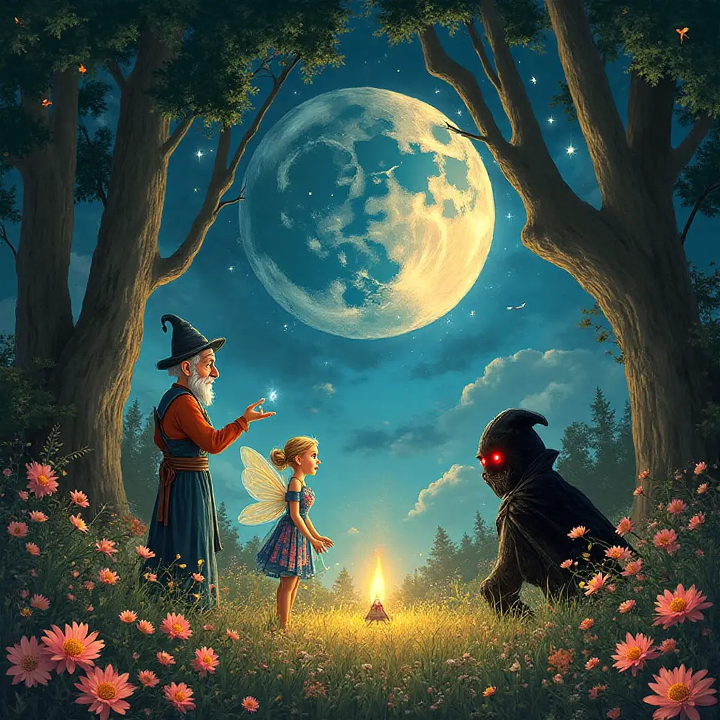 el mago del bosque y el amor magico que vencio la oscuridad (1)