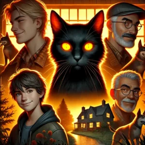 el misterio del gato negro de ojos brillantes