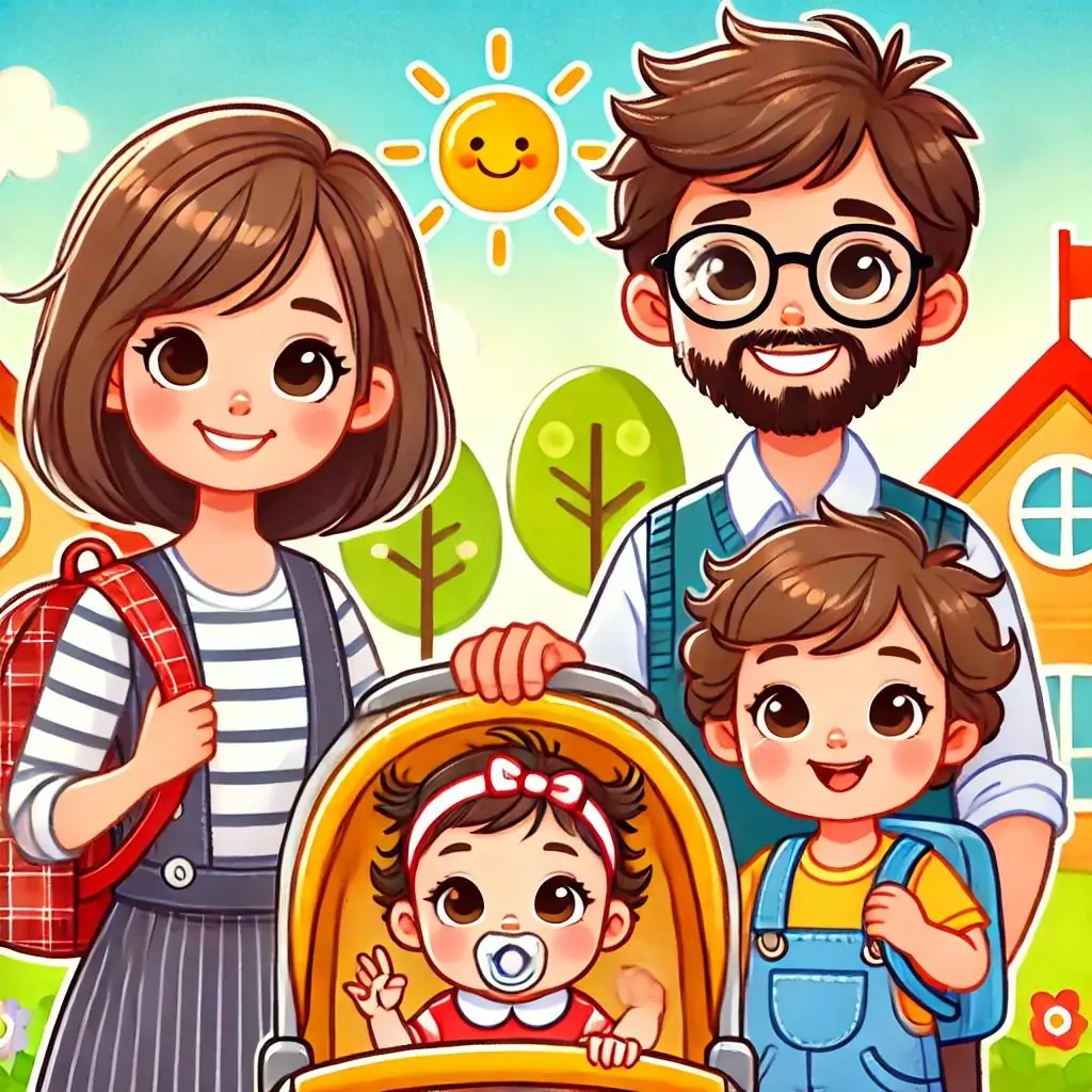 el nene que volvia contento del jardin