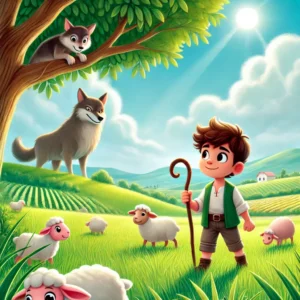 el pastorcito y el lobo astuto