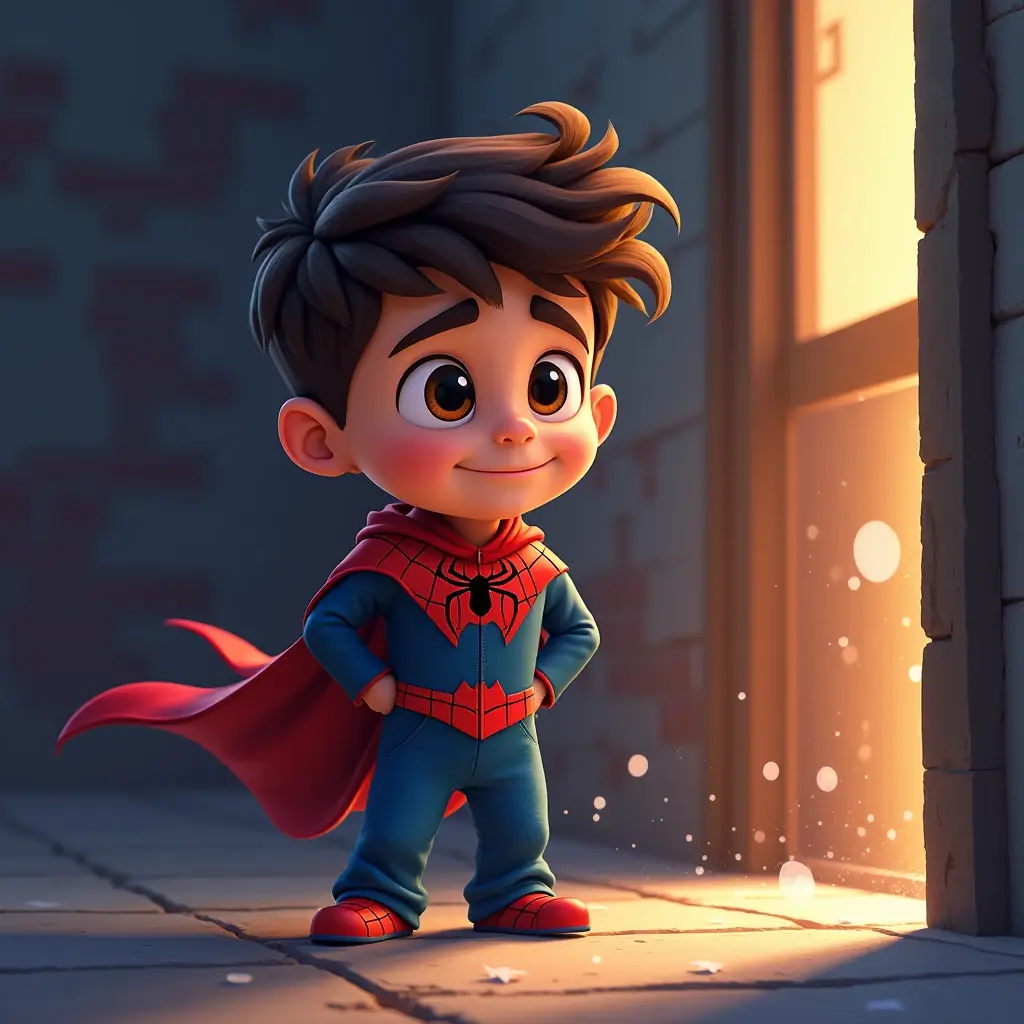 el pequeno heroe enmascarado detras de un secreto increible