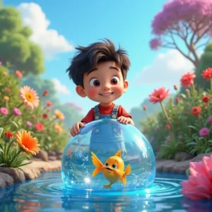 el pequeno tommy y el secreto del agua magica que gloopy y bella le revelaron (1)