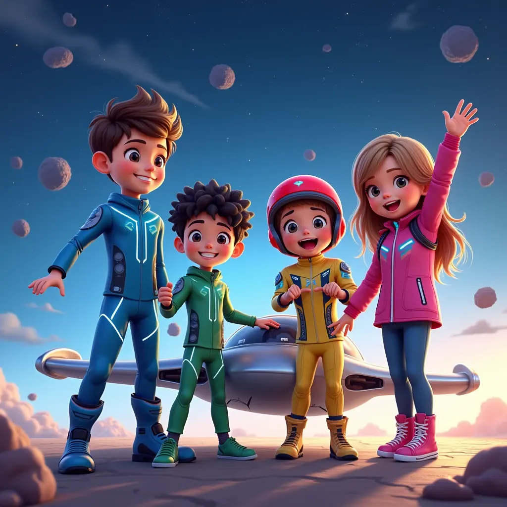 el planeta de los autos voladores