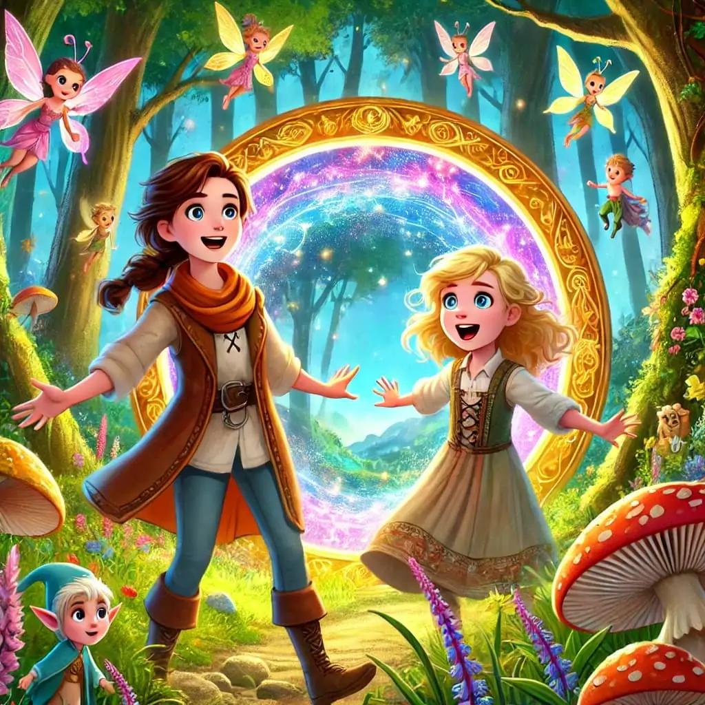 el portal magico y los valores de la amistad