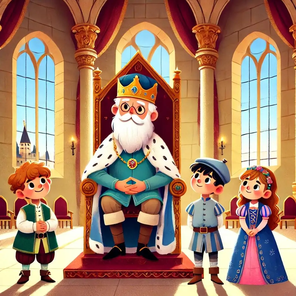 el rey sabio y los cuatro ninos