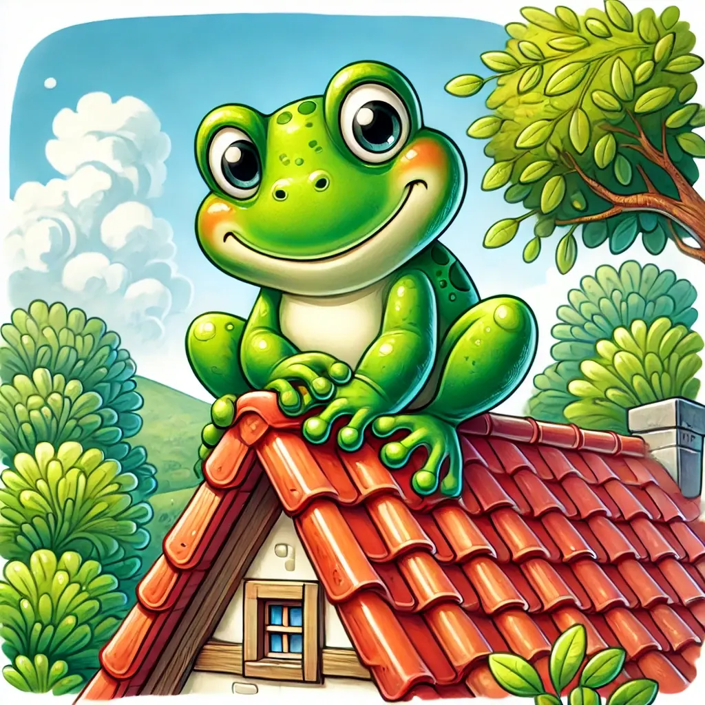 el sapo en el tejado