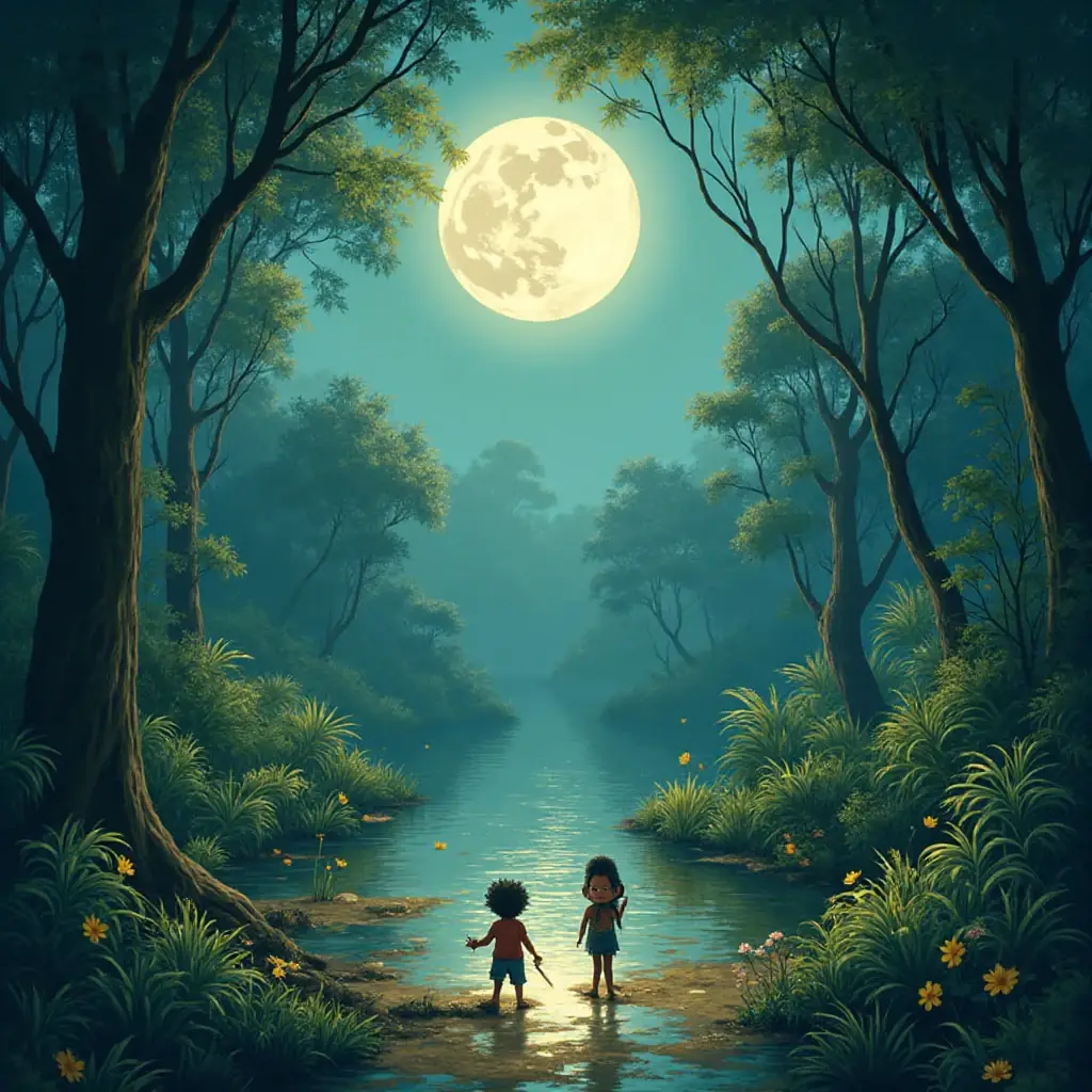 el secreto que el rio putumayo susurra bajo la luz de la luna