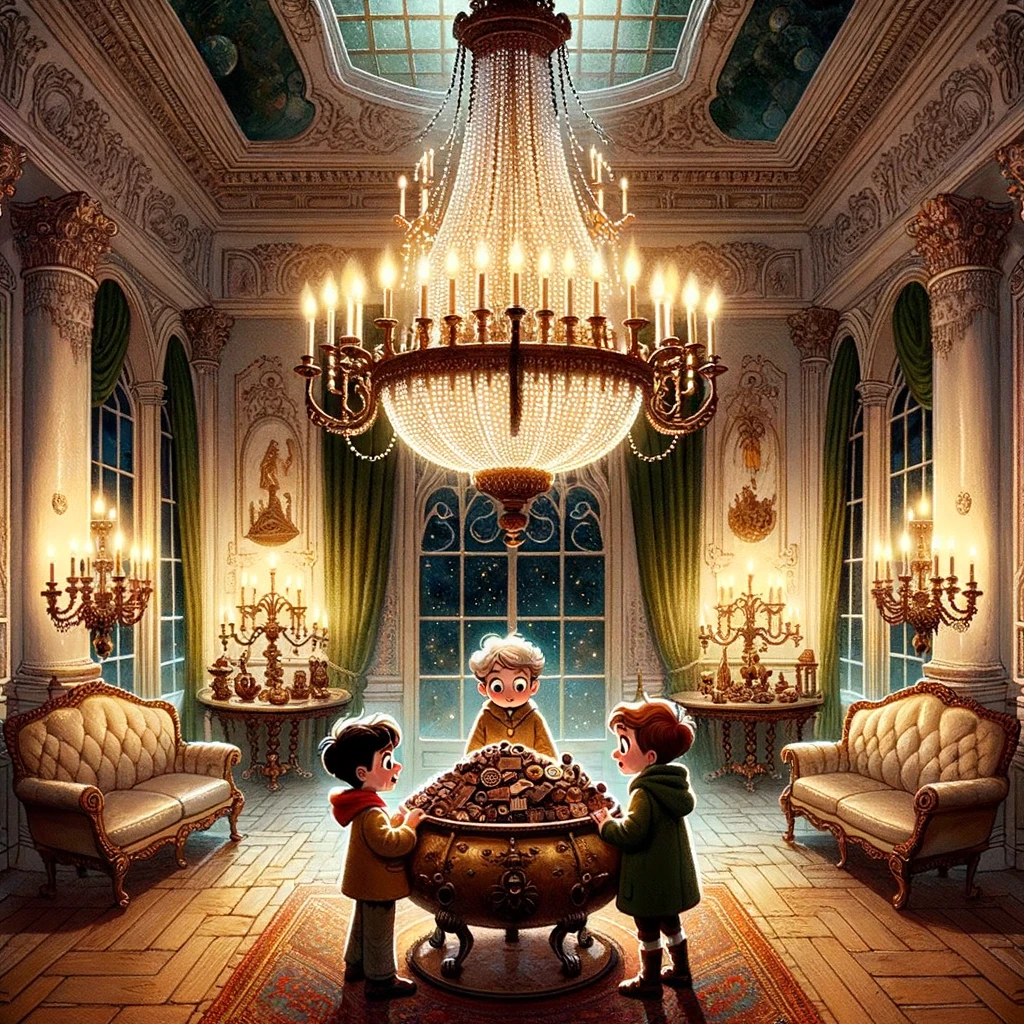 el tesoro de la mansion encantada