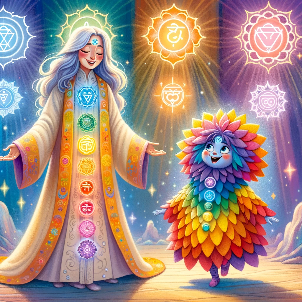el viaje de chakras y colores