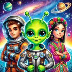 el viaje del nino astronauta un encuentro intergalactico