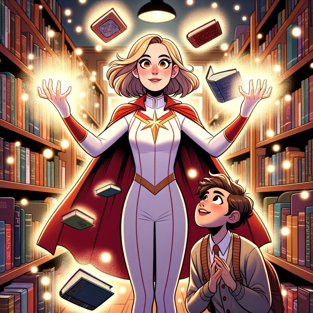 emma la superheroina en la escuela