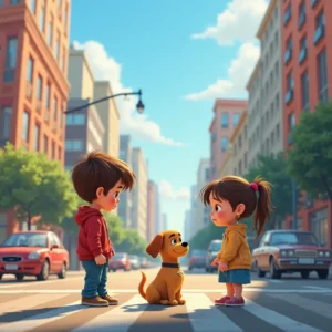 en busca de un amigo fiel en las calles de la ciudad (1)