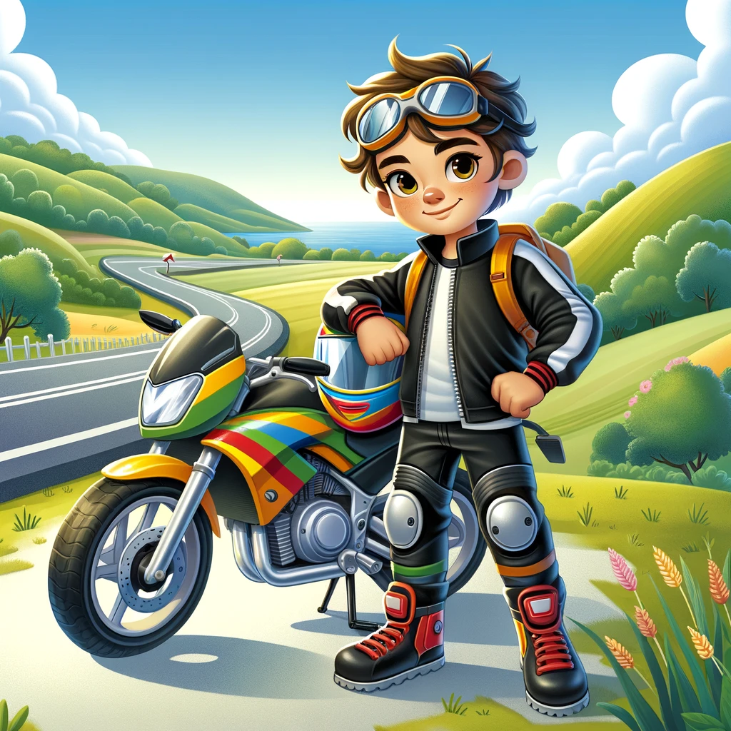 esteban y la aventura sobre ruedas