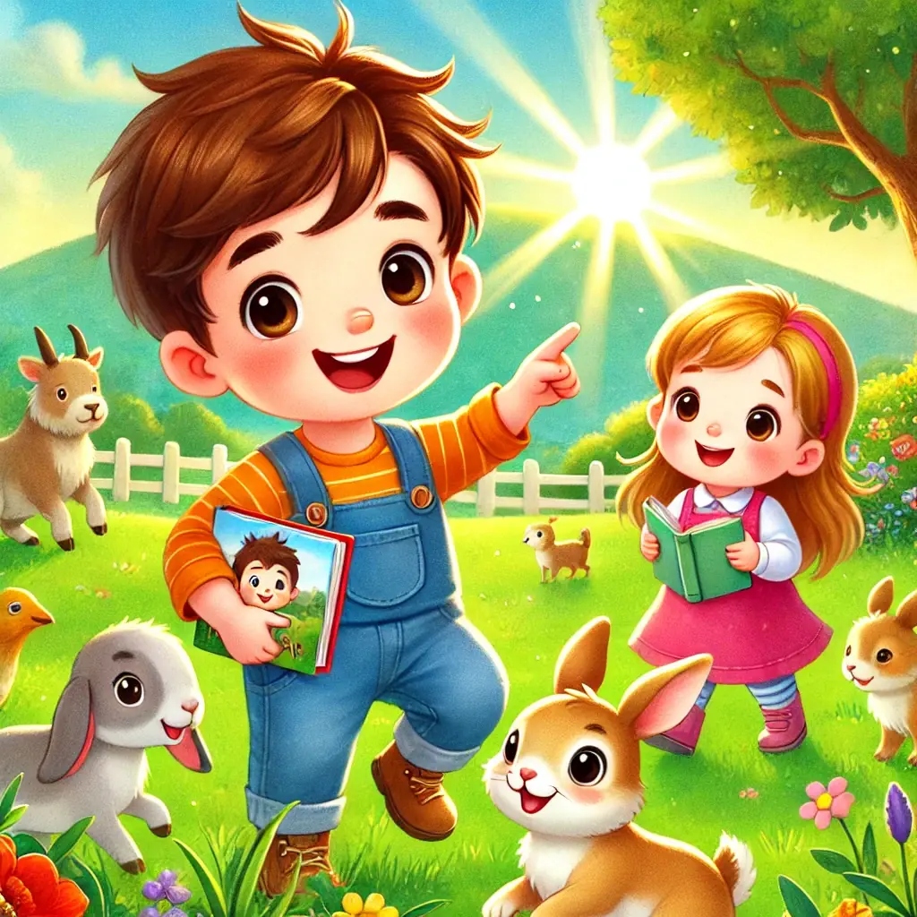evan y alba en el mundo de los animales