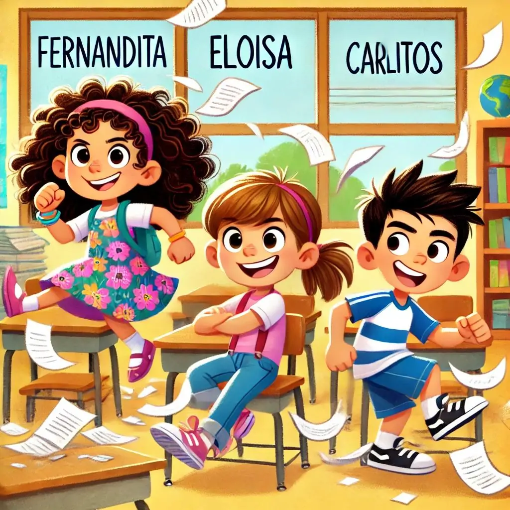 fernandita eloisa y carlitos aprendiendo a portarse bien