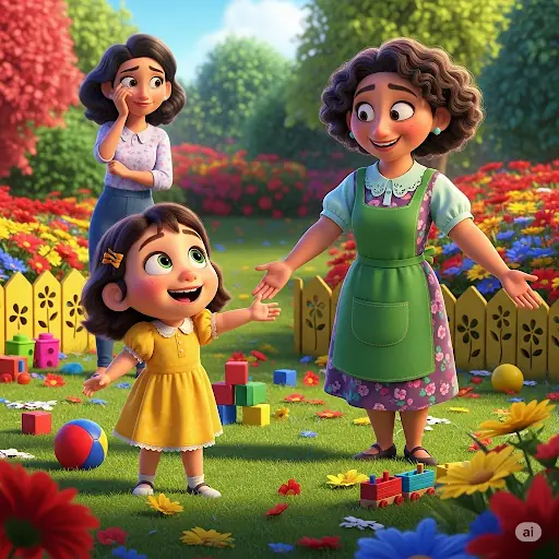 gretta y su primer vuelo de colores en el jardin de la infancia