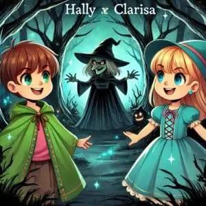 hally y clarisa en el bosque encantado