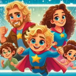 hugo y la aventura de los superheroes