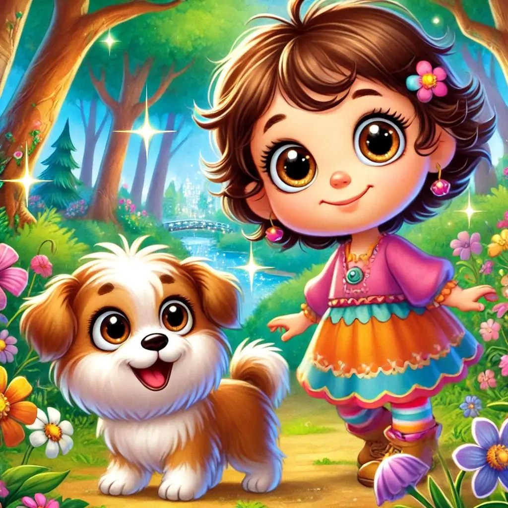 ines y berna en el bosque magico