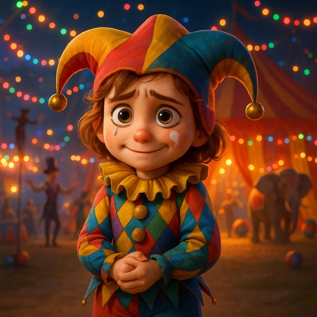 irene la nina bufon magica del circo de los suenos