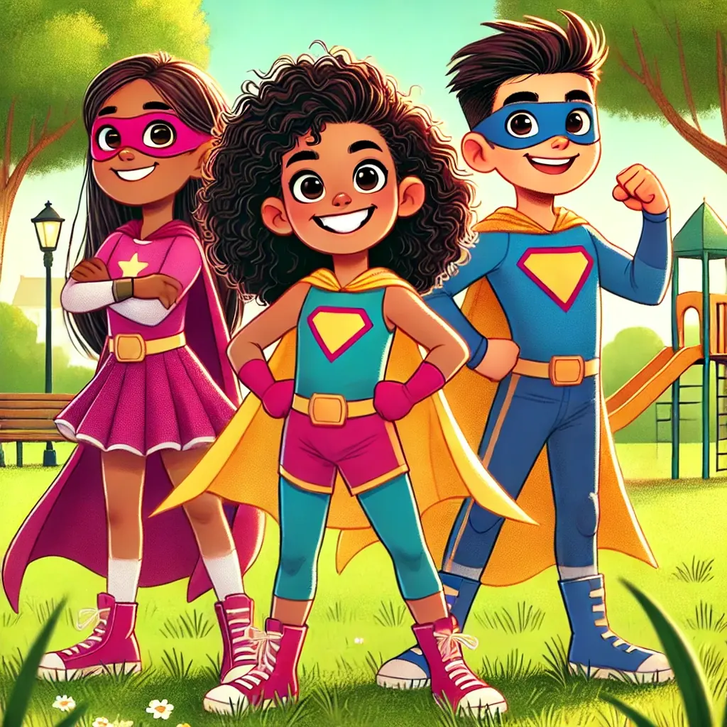 jazmin maximo y priscila los superheroes traviesos