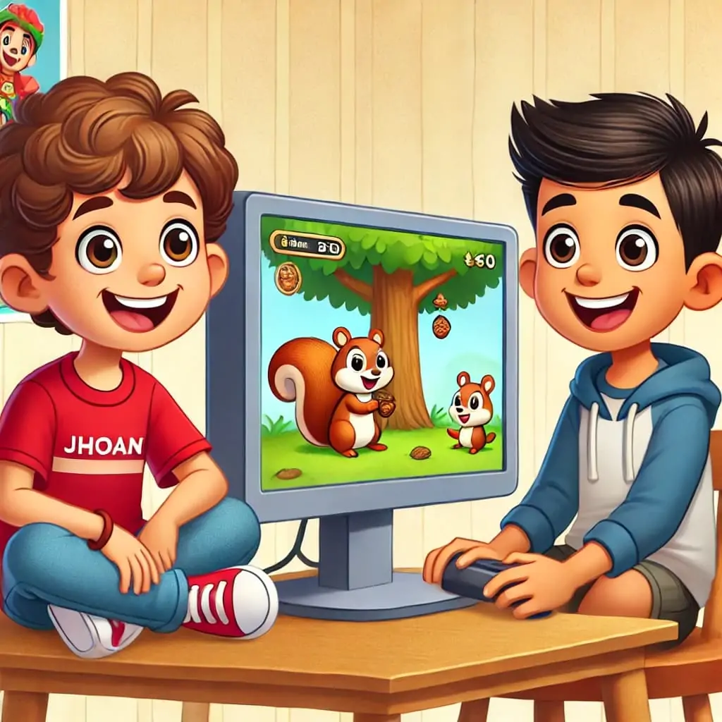 jhoan y santiago en el mundo de los videojuegos