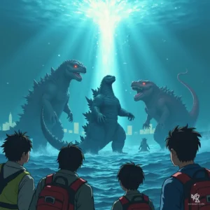 la alianza del caos godzilla y los titanes del pacifico unidos contra el monstruo legendario