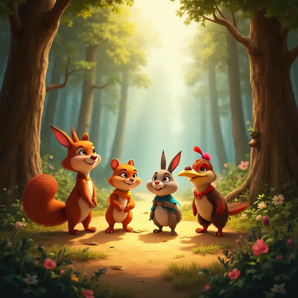 la amistad en el corazon del bosque (1)