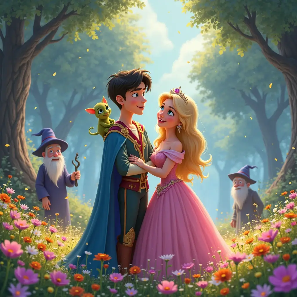 la amistad magica que desbloqueo el bosque encantado de las mil flores (1)