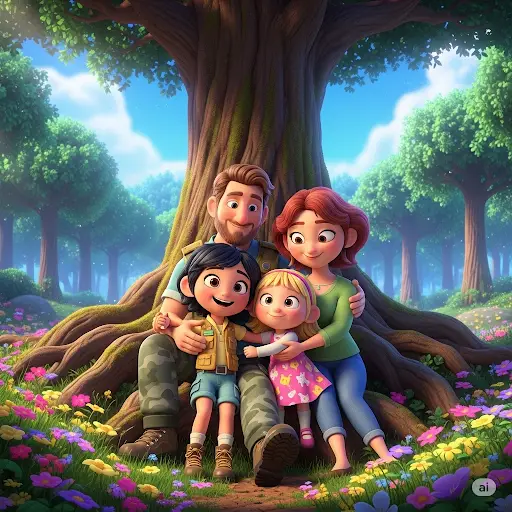 la armonia del bosque un hogar de amor y paz