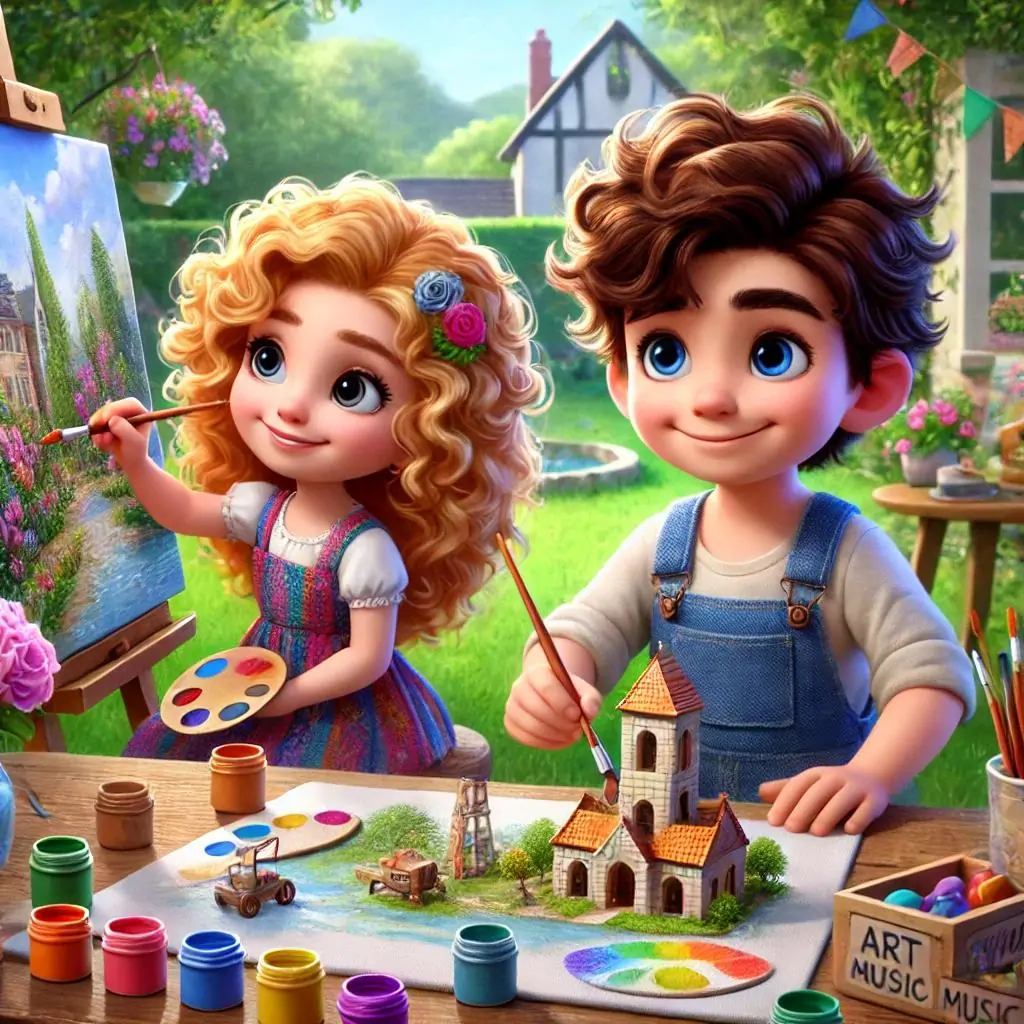 la aventura de anna y juan en las huchas del arte