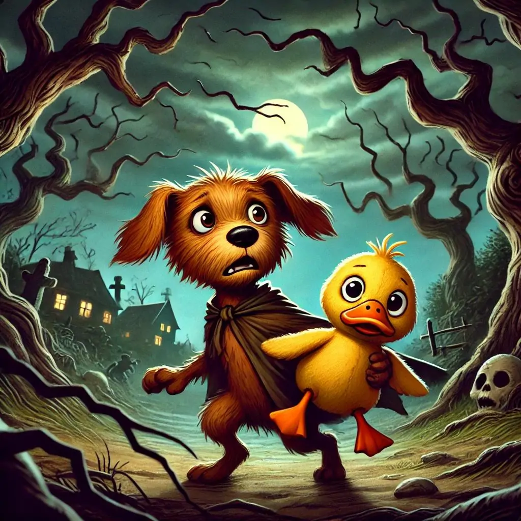 la aventura de goyo y ducky en la tormenta