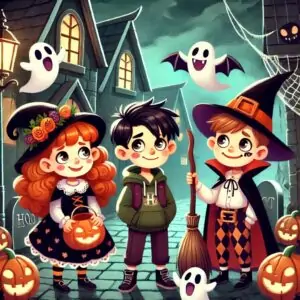 la aventura de halloween de leyre asier y pilar