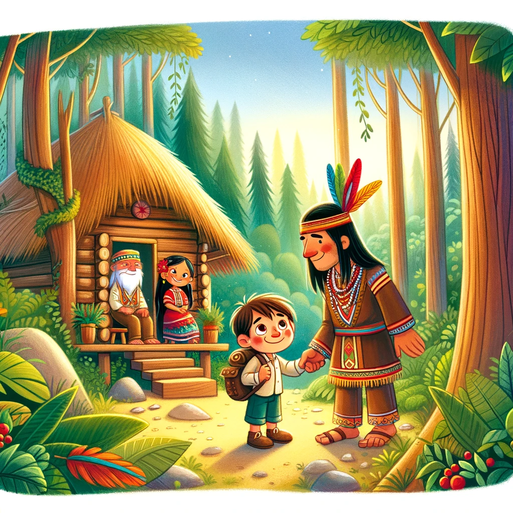 la aventura de juan en el bosque