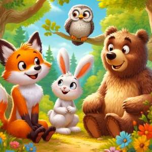 la aventura de la amistad en el bosque encantado