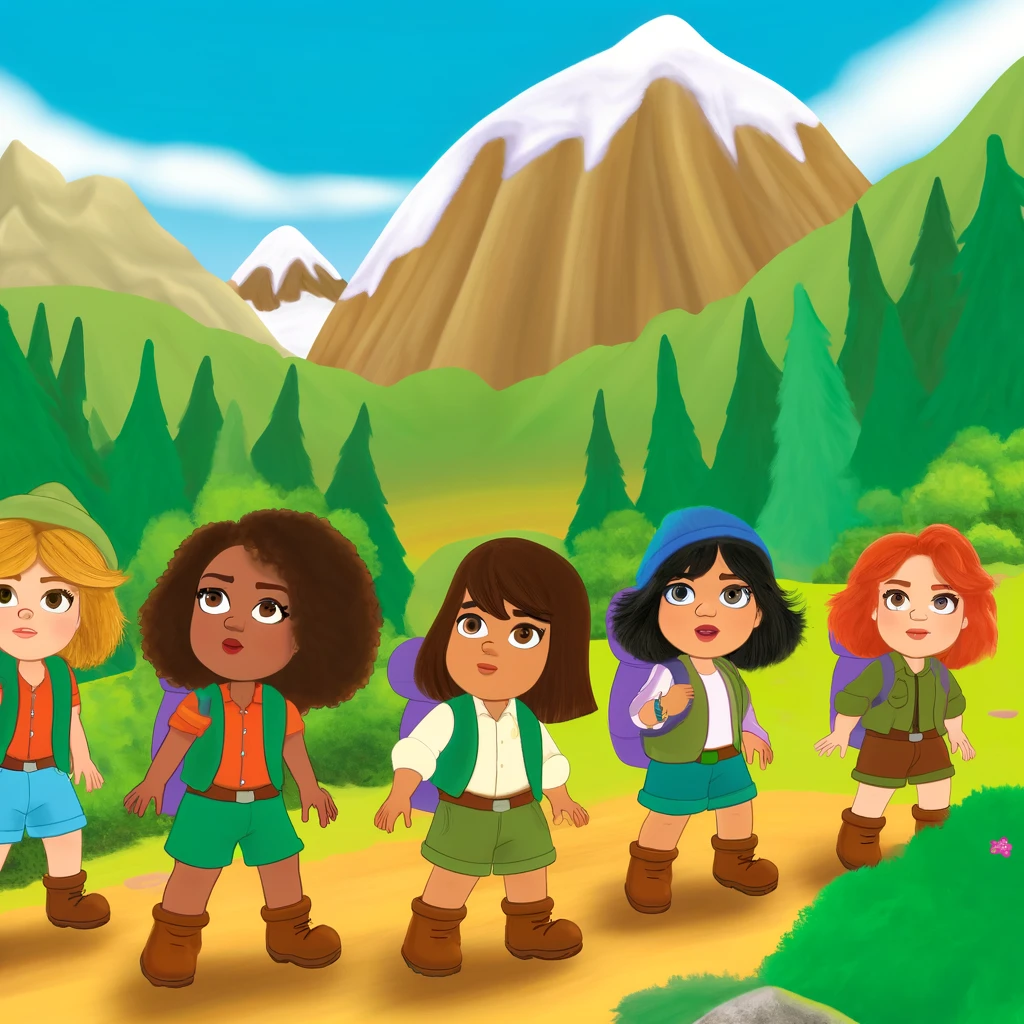 la aventura de las cinco amigas