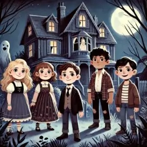 la aventura de los amigos en la casa del misterio